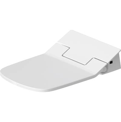 Duravit 611200001501300 - Duravit Sensowash Slim Elongated Bidet Toilet Seat In White, With Remote, Concealed Connections