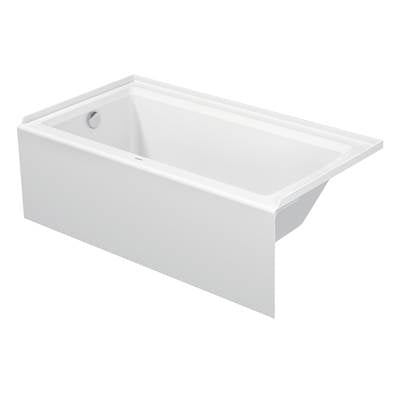 Duravit 700354000000090 - Duravit Architec 60" X 32" Rectangular Alcove Bathtub In White Acrylic With Left Drain, Drain Sold Separately