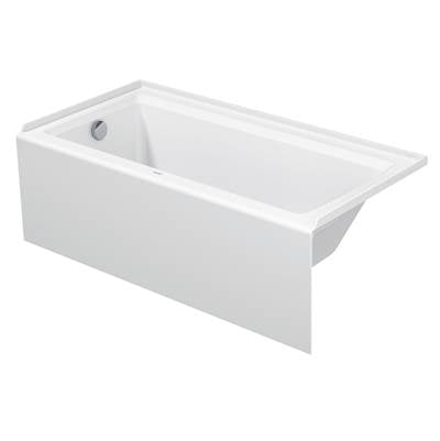Duravit 700356000000090 - Duravit Architec 60" X 30" Rectangular Alcove Bathtub In White Acrylic With Left Drain, Drain Sold Separately