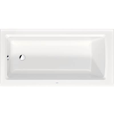 Duravit 700441000000090 - Duravit Architec 60" X 30" Rectangular Alcove Bathtub In White Acrylic With Left Drain, Above Floor Rough, Drain Sold Separately, Ada Compliant
