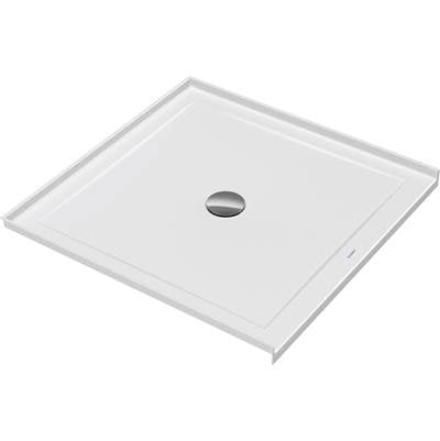 Duravit 720252000000090 - Duravit Architec 36" X 36" Square Acrylic Single Threshold Shower Base In White With Center Drain, Drain Sold Separately