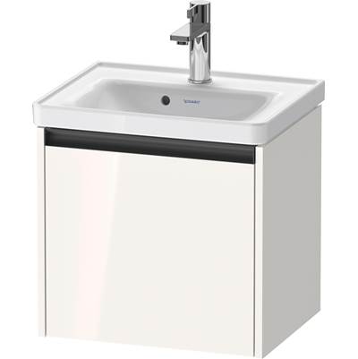 Duravit K25080022220000 - Duravit Ketho.2 19" Wall Mount One Drawer Single Vanity Cabinet In High Gloss White, Sink Sold Separately