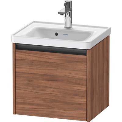 Duravit K25080079790000 - Duravit Ketho.2 19" Wall Mount One Drawer Single Vanity Cabinet In Natural Walnut, Sink Sold Separately