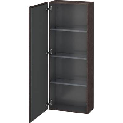 Duravit LC1169L7272 - Duravit L-Cube 19 5/8" X 52" Wall Mount Linen Cabinet In Brushed Dark Oak