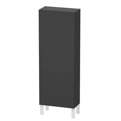 Duravit LC1169R4949 - Duravit L-Cube 19 5/8" X 52" Wall Mount Linen Cabinet In Matte Graphite