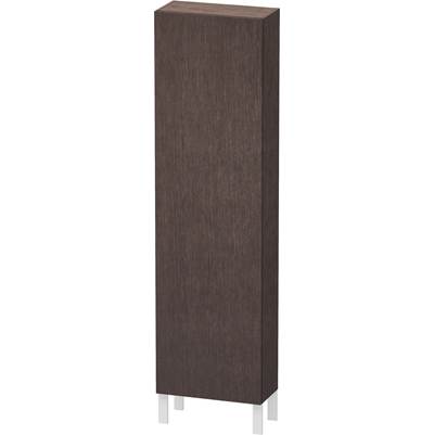 Duravit LC1171L7272 - Duravit L-Cube 19 5/8" X 69 1/4" Wall Mount Linen Cabinet In Brushed Dark Oak