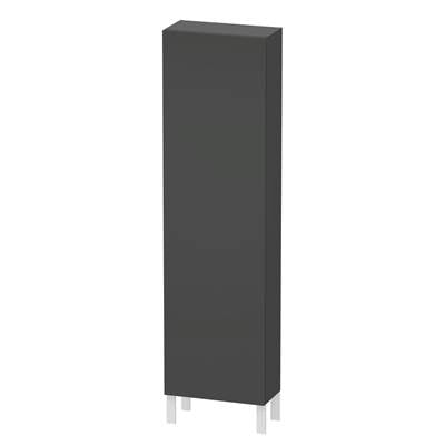Duravit LC1171R4949 - Duravit L-Cube 19 5/8" X 69 1/4" Wall Mount Linen Cabinet In Matte Graphite