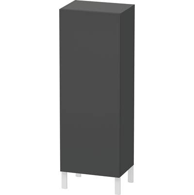 Duravit LC1179L4949 - Duravit L-Cube 19 5/8" X 52" Wall Mount Linen Cabinet In Matte Graphite