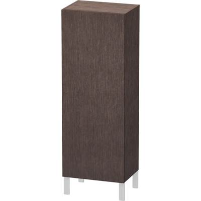 Duravit LC1179L7272 - Duravit L-Cube 19 5/8" X 52" Wall Mount Linen Cabinet In Brushed Dark Oak