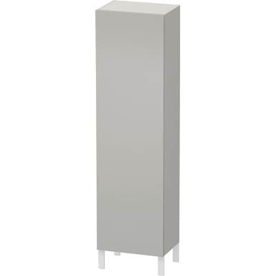 Duravit LC1181L0707 - Duravit L-Cube 19 5/8" X 69 1/4" Wall Mount Linen Cabinet In Matte Concrete Gray