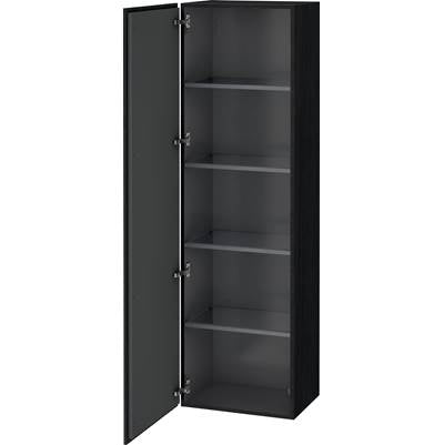 Duravit LC1181L1616 - Duravit L-Cube 19 5/8" X 69 1/4" Wall Mount Linen Cabinet In Black Oak