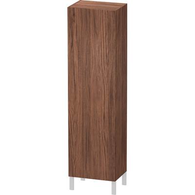 Duravit LC1181L2121 - Duravit L-Cube 19 5/8" X 69 1/4" Wall Mount Linen Cabinet In Dark Walnut