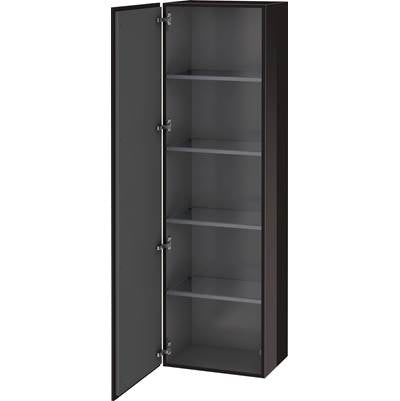 Duravit LC1181L4040 - Duravit L-Cube 19 5/8" X 69 1/4" Wall Mount Linen Cabinet In High Gloss Black