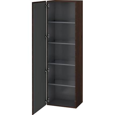 Duravit LC1181L6969 - Duravit L-Cube 19 5/8" X 69 1/4" Wall Mount Linen Cabinet In Brushed Walnut