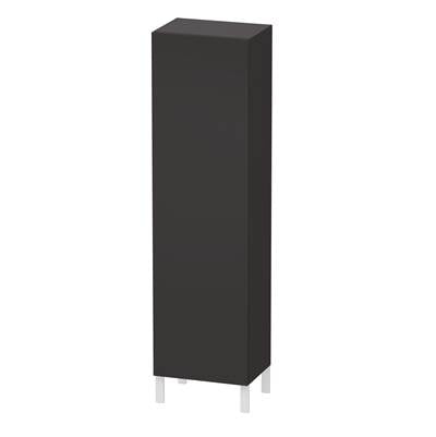 Duravit LC1181L8080 - Duravit L-Cube 19 5/8" X 69 1/4" Wall Mount Linen Cabinet In Super Matte Graphite