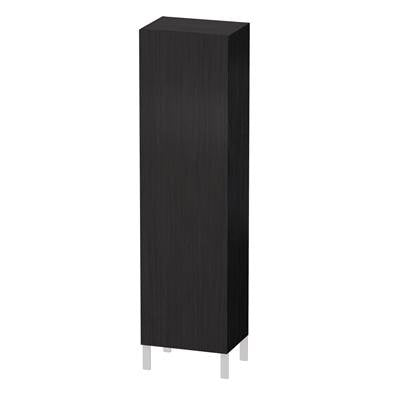 Duravit LC1181R1616 - Duravit L-Cube 19 5/8" X 69 1/4" Wall Mount Linen Cabinet In Black Oak