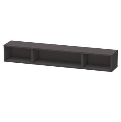 Duravit LC120008080 - Duravit L-Cube 31 1/2" Bathroom Shelf In Super Matte Graphite