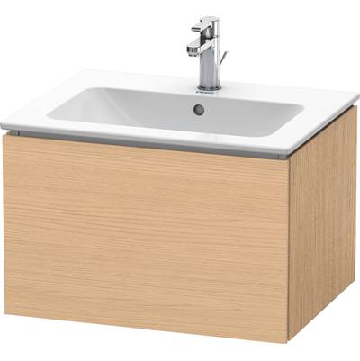 Duravit LC614003030 - Duravit L-Cube 24 3/8" Wall Mount One Drawer Single Vanity Cabinet In Natural Oak, Sink Sold Separately