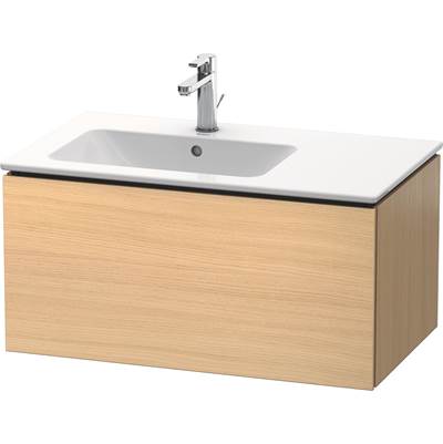 Duravit LC614107171 - Duravit L-Cube 32 1/4" Wall Mount One Drawer Single Vanity Cabinet In Mediterranean Oak, Sink Sold Separately