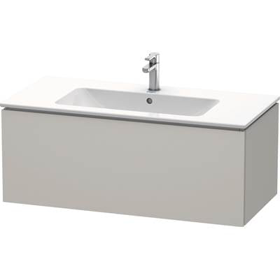 Duravit LC614200707 - Duravit L-Cube 40 1/8" Wall Mount One Drawer Single Vanity Cabinet In Matte Concrete Gray, Sink Sold Separately