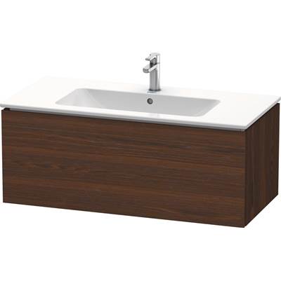 Duravit LC614206969 - Duravit L-Cube 40 1/8" Wall Mount One Drawer Single Vanity Cabinet In Brushed Walnut, Sink Sold Separately