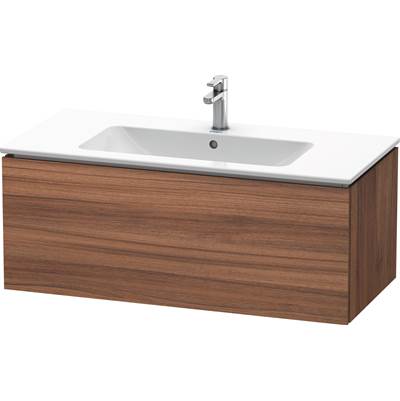 Duravit LC614207979 - Duravit L-Cube 40 1/8" Wall Mount One Drawer Single Vanity Cabinet In Natural Walnut, Sink Sold Separately