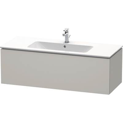 Duravit LC614300707 - Duravit L-Cube 48" Wall Mount One Drawer Single Vanity Cabinet In Matte Concrete Gray, Sink Sold Separately