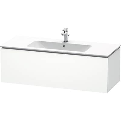 Duravit LC614301818 - Duravit L-Cube 48" Wall Mount One Drawer Single Vanity Cabinet In Matte White, Sink Sold Separately