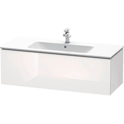 Duravit LC614302222 - Duravit L-Cube 48" Wall Mount One Drawer Single Vanity Cabinet In High Gloss White, Sink Sold Separately