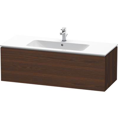 Duravit LC614306969 - Duravit L-Cube 48" Wall Mount One Drawer Single Vanity Cabinet In Brushed Walnut, Sink Sold Separately