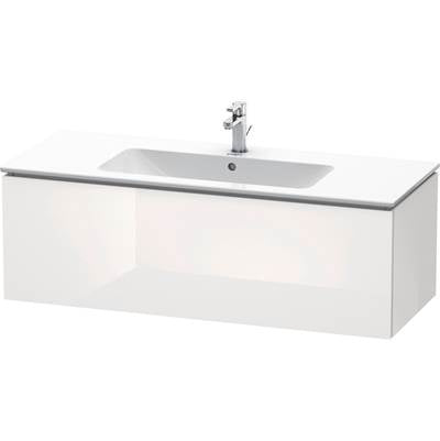 Duravit LC614308585 - Duravit L-Cube 48" Wall Mount One Drawer Single Vanity Cabinet In High Gloss White, Sink Sold Separately