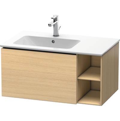Duravit LC619107171 - Duravit L-Cube 32 1/4" Wall Mount One Drawer Single Vanity Cabinet In Mediterranean Oak, Sink Sold Separately