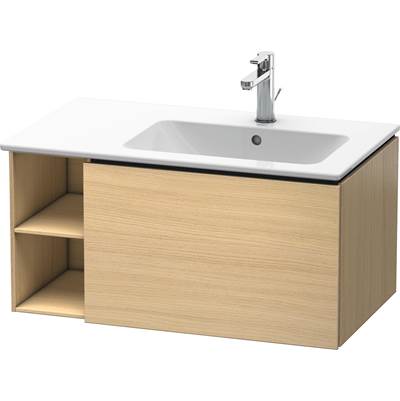 Duravit LC619207171 - Duravit L-Cube 32 1/4" Wall Mount One Drawer Single Vanity Cabinet In Mediterranean Oak, Sink Sold Separately