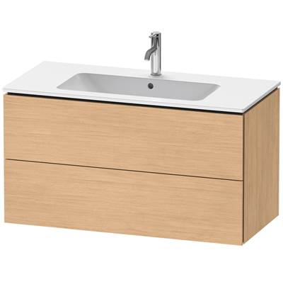 Duravit LC624203030 - Duravit L-Cube 40 1/8" Wall Mount Two Drawer Single Vanity Cabinet In Natural Oak, Sink Sold Separately
