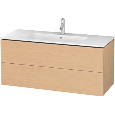 Duravit LC624303030 - Duravit L-Cube 48" Wall Mount Two Drawer Single Vanity Cabinet In Natural Oak, Sink Sold Separately