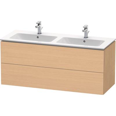 Duravit LC625803030 - Duravit L-Cube 50 3/4" Wall Mount Two Drawer Single Vanity Cabinet In Natural Oak, Sink Sold Separately