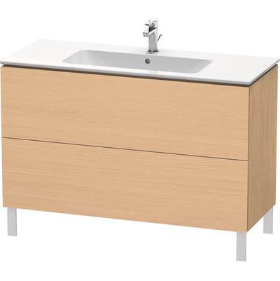 Duravit LC662803030 - Duravit L-Cube 48" Wall Mount Two Drawer Single Vanity Cabinet In Natural Oak, Sink Sold Separately