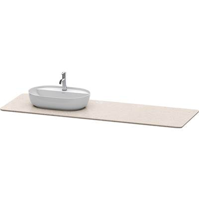 Duravit LU9468L2525 - Duravit Luv 70 1/4" Quartz Vanity Top In Sand Structure With One Sink Cutout
