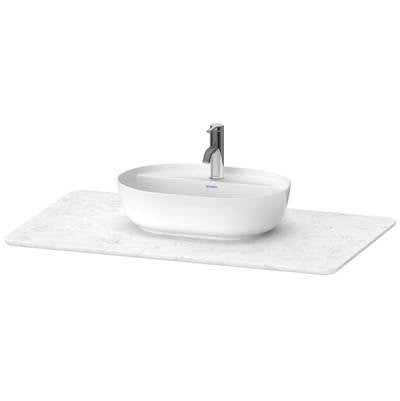 Duravit LU946901717 - Duravit Luv 38 7/8" Quartz Vanity Top In White Structure With One Sink Cutout