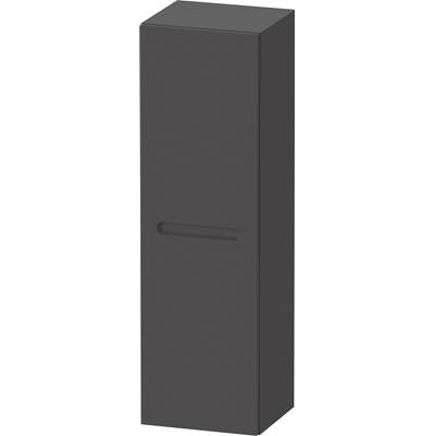 Duravit N11308L49490000 - Duravit No.1 15 3/4" X 52" Wall Mount Linen Cabinet In Matte Graphite
