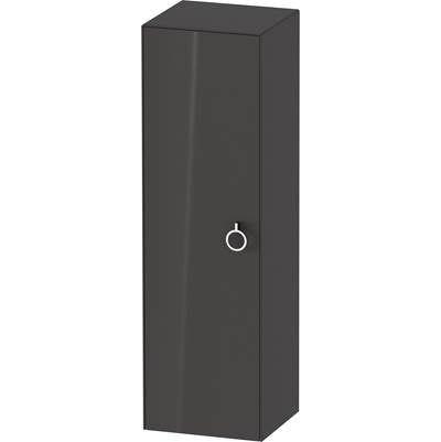 Duravit WT1333LH1H1 - Duravit White Tulip 15 3/4" X 52" Wall Mount Linen Cabinet In High Gloss Graphite