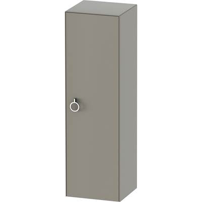 Duravit WT1333R9292 - Duravit White Tulip 15 3/4" X 52" Wall Mount Linen Cabinet In Satin Matte Stone Gray