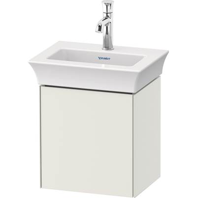 Duravit WT4240L3636 - Duravit White Tulip 15 1/8" Wall Mount One Door Single Vanity Cabinet In Satin Matte White, Sink Sold Separately