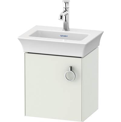 Duravit WT4250L3636 - Duravit White Tulip 15 1/8" Wall Mount One Door Single Vanity Cabinet In Satin Matte White, Sink Sold Separately