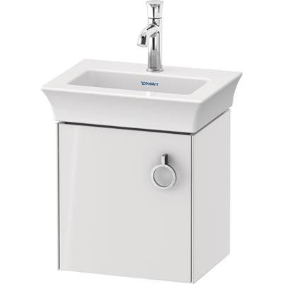 Duravit WT4250L8585 - Duravit White Tulip 15 1/8" Wall Mount One Door Single Vanity Cabinet In High Gloss White, Sink Sold Separately