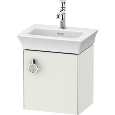 Duravit WT4250R3636 - Duravit White Tulip 15 1/8" Wall Mount One Door Single Vanity Cabinet In Satin Matte White, Sink Sold Separately