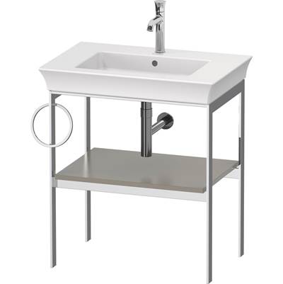 Duravit WT4543L9292 - Duravit White Tulip 26 7/8" X 17 3/4" Console In Satin Matte Stone Gray