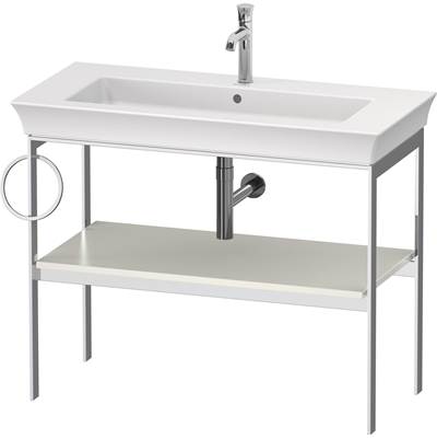Duravit WT4544L3636 - Duravit White Tulip 38 3/4" X 17 3/4" Console In Satin Matte White