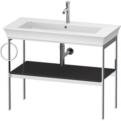 Duravit WT4544LH1H1 - Duravit White Tulip 38 3/4" X 17 3/4" Console In High Gloss Graphite