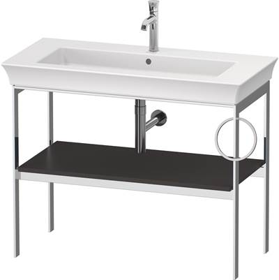 Duravit WT4544R5858 - Duravit White Tulip 38 3/4" X 17 3/4" Console In Satin Matte Graphite